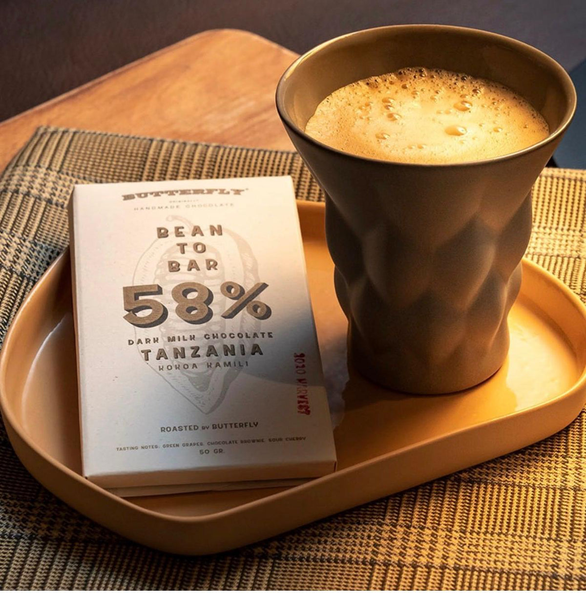 %58 Tanzanya Dark Milk Çikolata