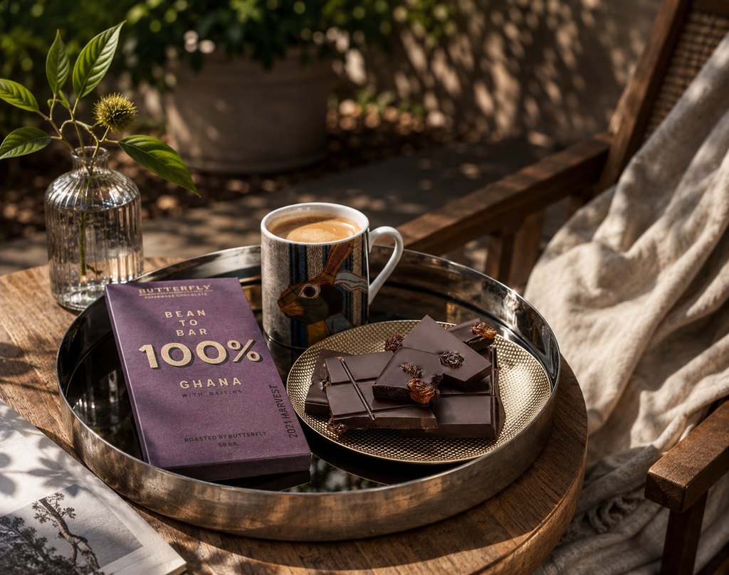 %100 Gana Kuru Üzümlü Bean to Bar