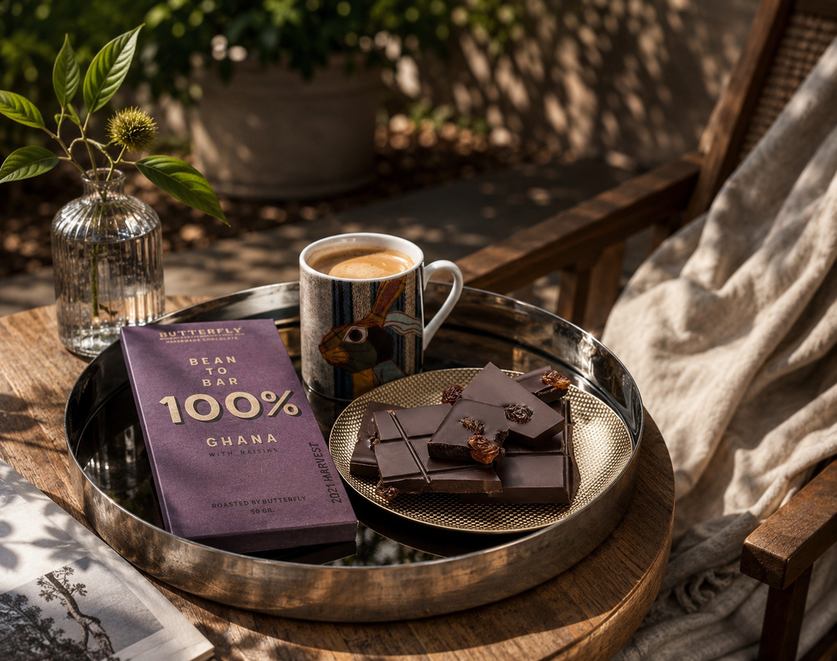 %100 Gana Kuru Üzümlü Bean to Bar