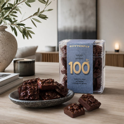 %100 Nikaragua Kuru Üzümlü Rocher I Şekersiz Bean To Bar Çikolata