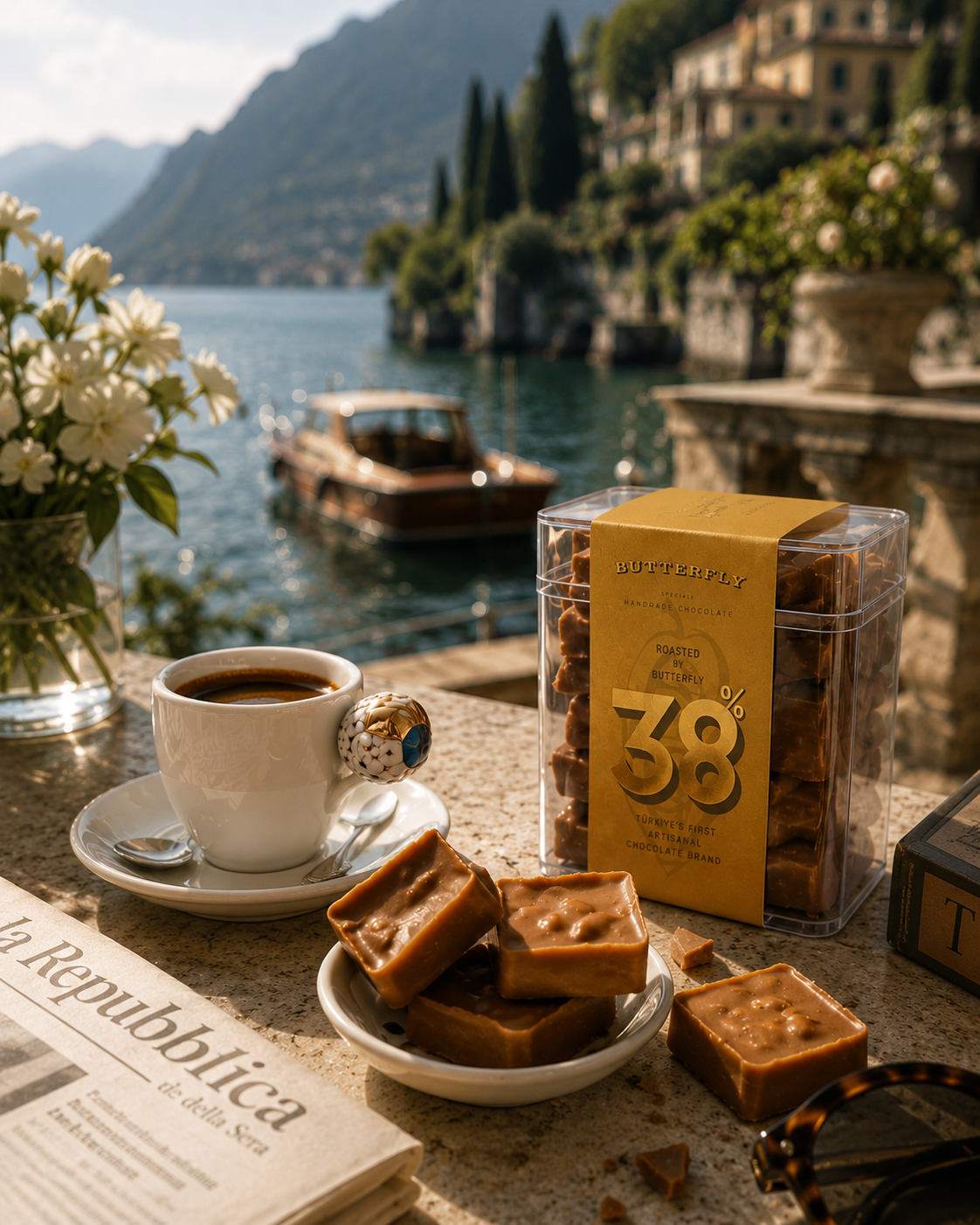 %38 Nikaragua Kornfleksli Fıstıklı Rocher | Single Origin Çikolata