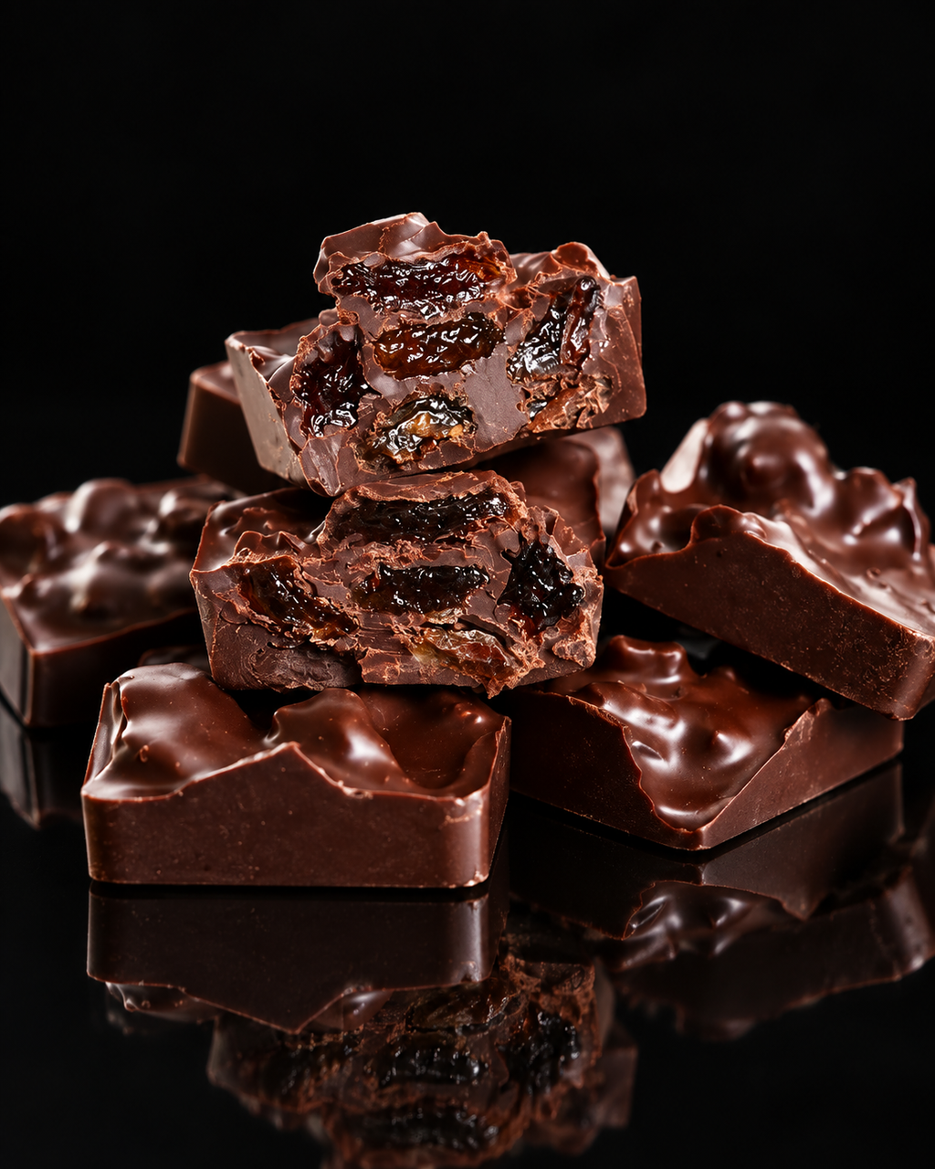 %100 Nikaragua Kuru Üzümlü Rocher I Şekersiz Bean To Bar Çikolata